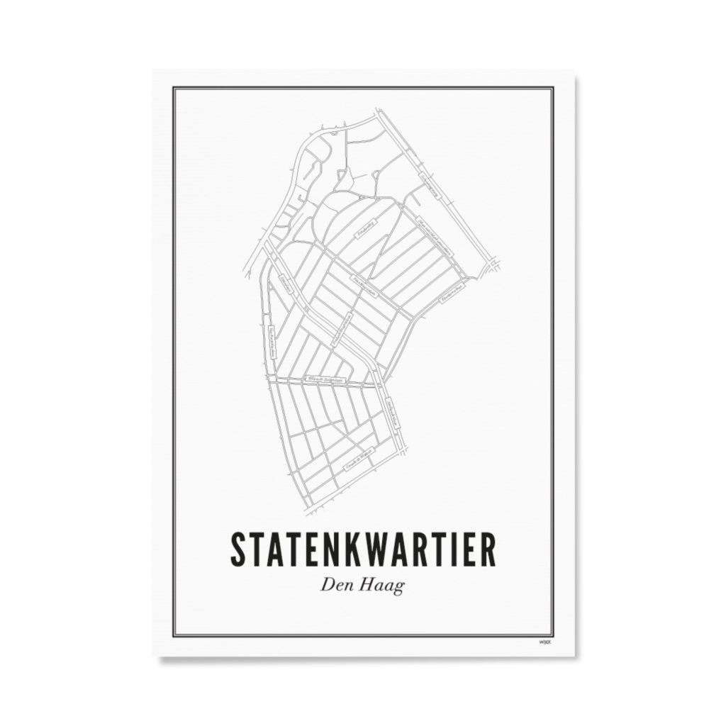 Poster of Den Haag - Statenkwartier | WIJCK.
