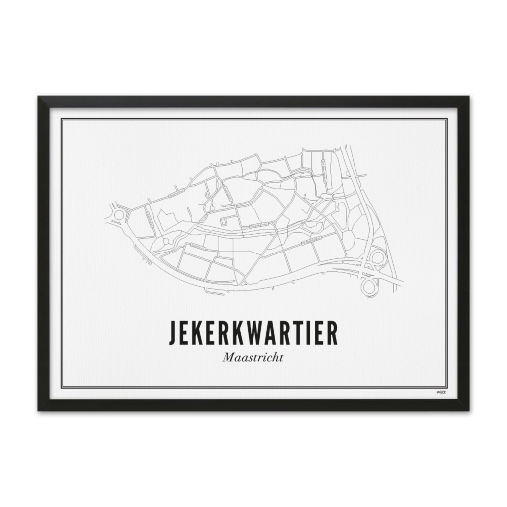 Poster of Maastricht - Jekerkwartier | WIJCK.