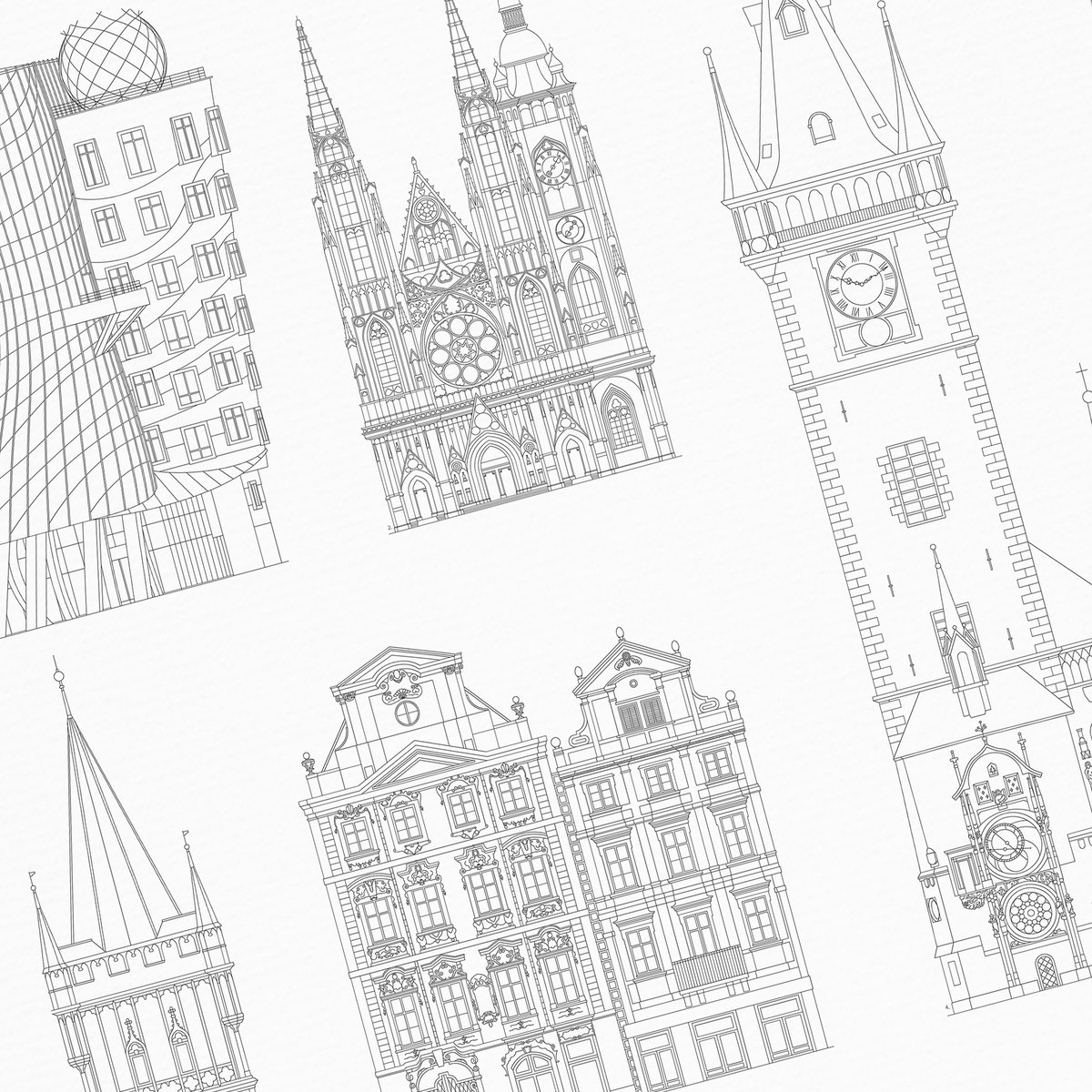 Affiches de Iconics of Prague | WIJCK.