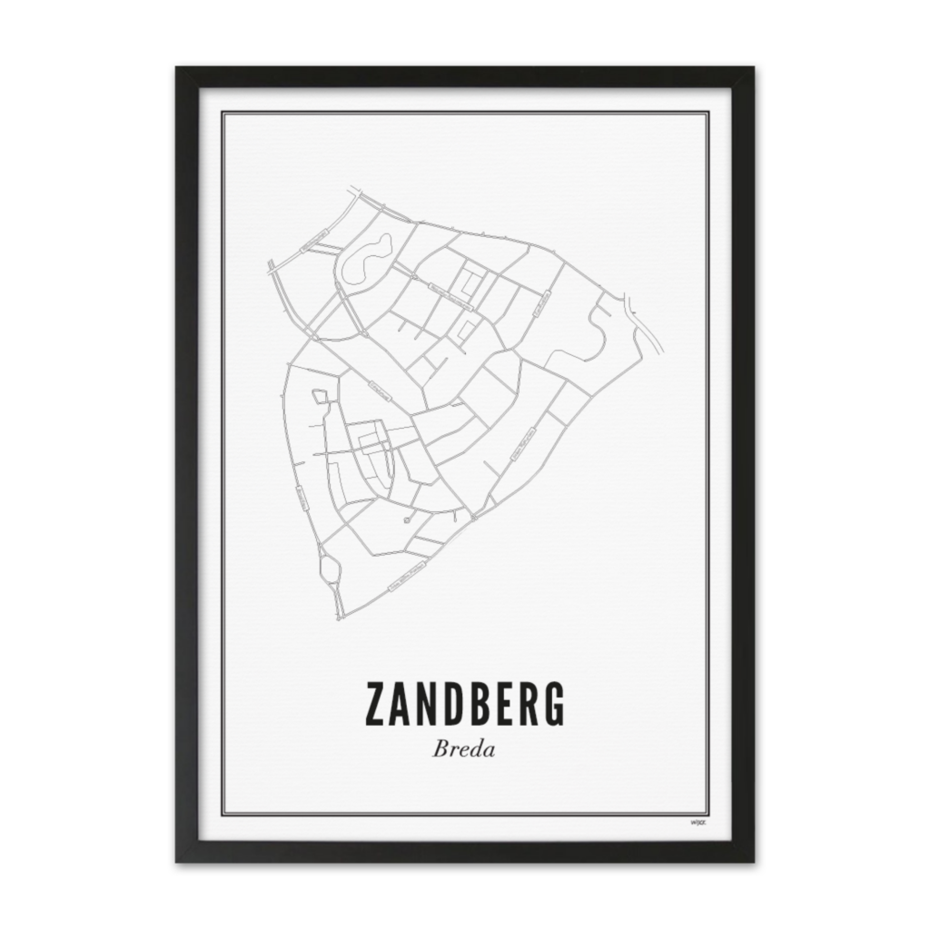 Poster van Breda - Zandberg | WIJCK. 