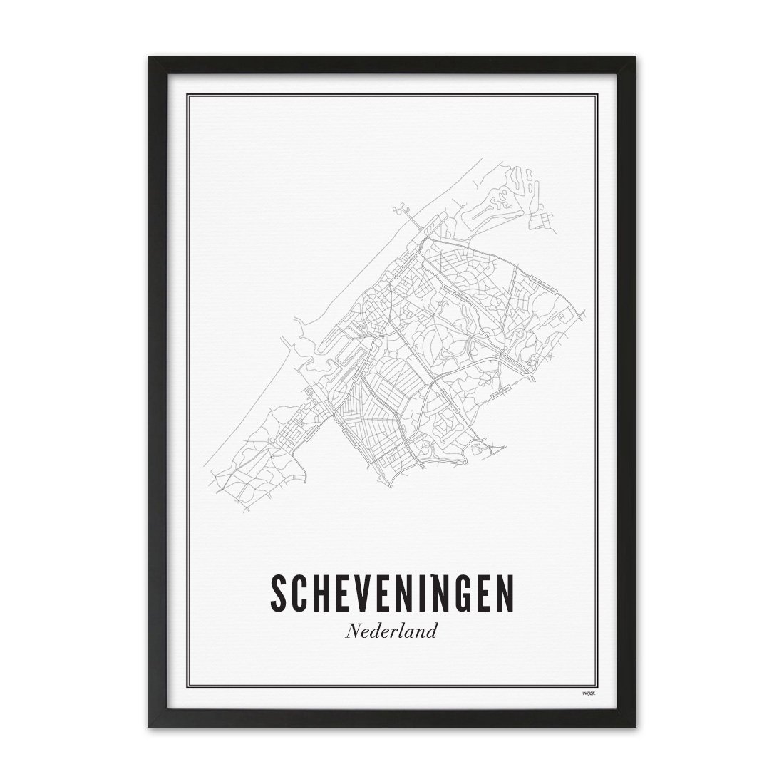 Poster van Scheveningen - Stad | WIJCK. 