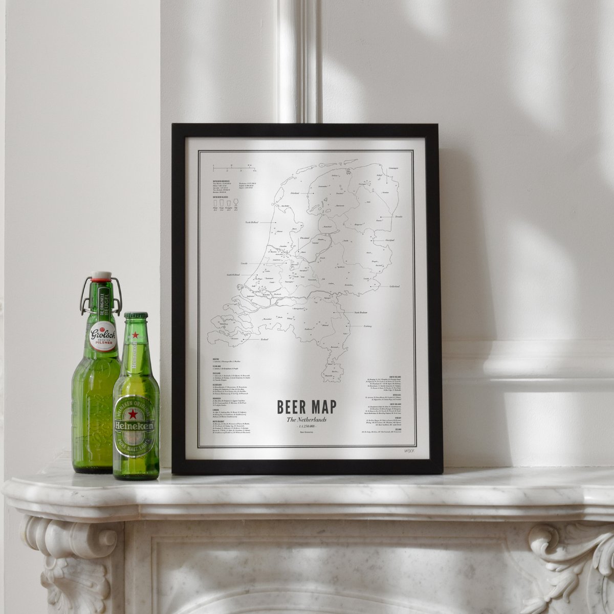 Poster van Bier Poster - Nederland | WIJCK. 
