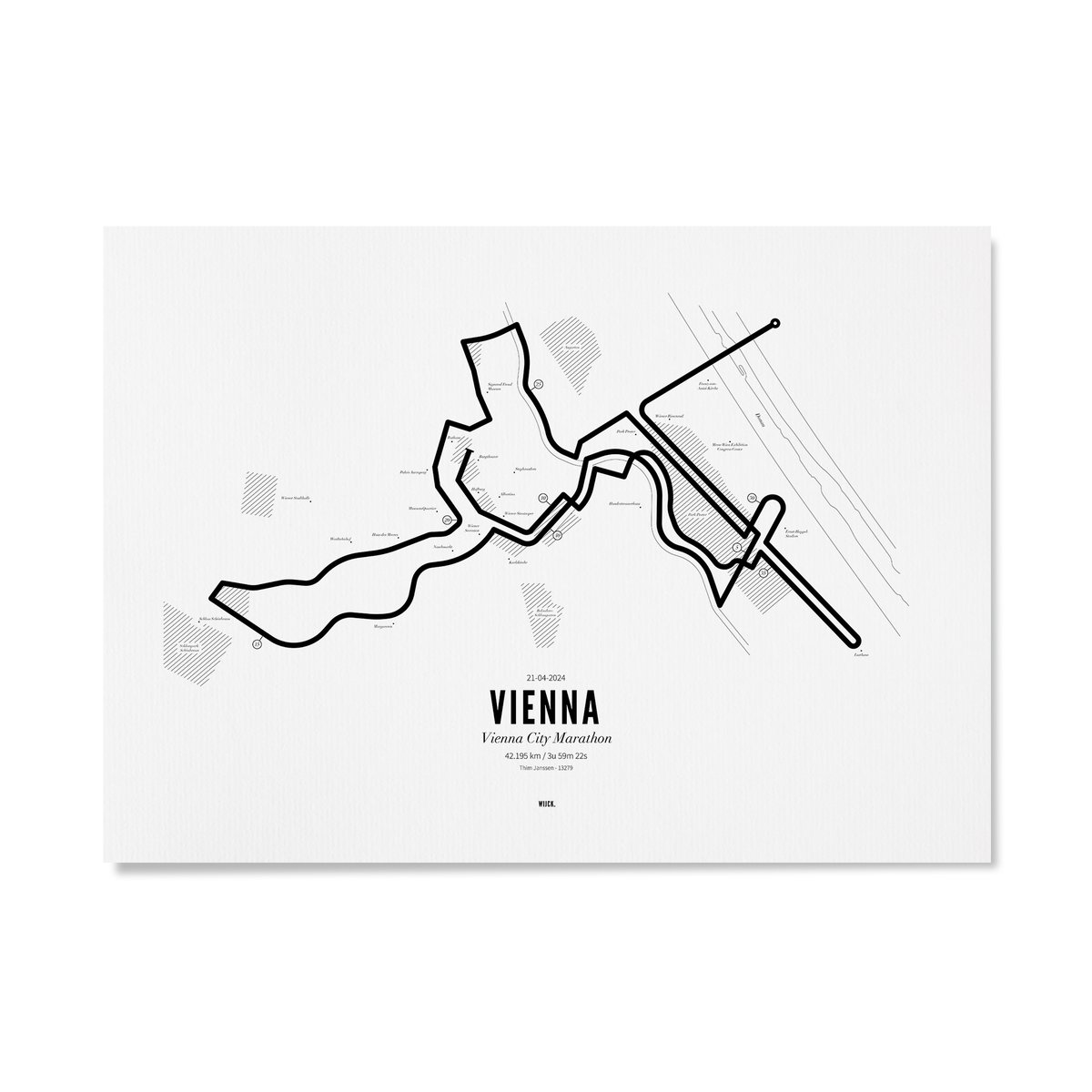 Poster von Marathon Vienna 2024 | WIJCK.