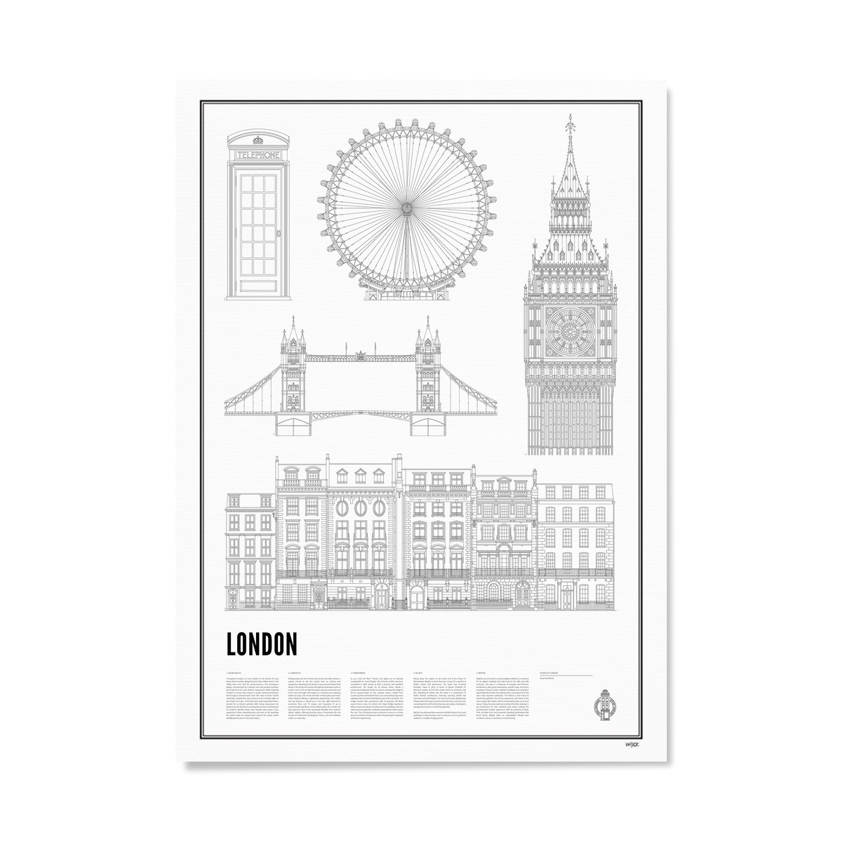 Affiches de Iconics of London | WIJCK.