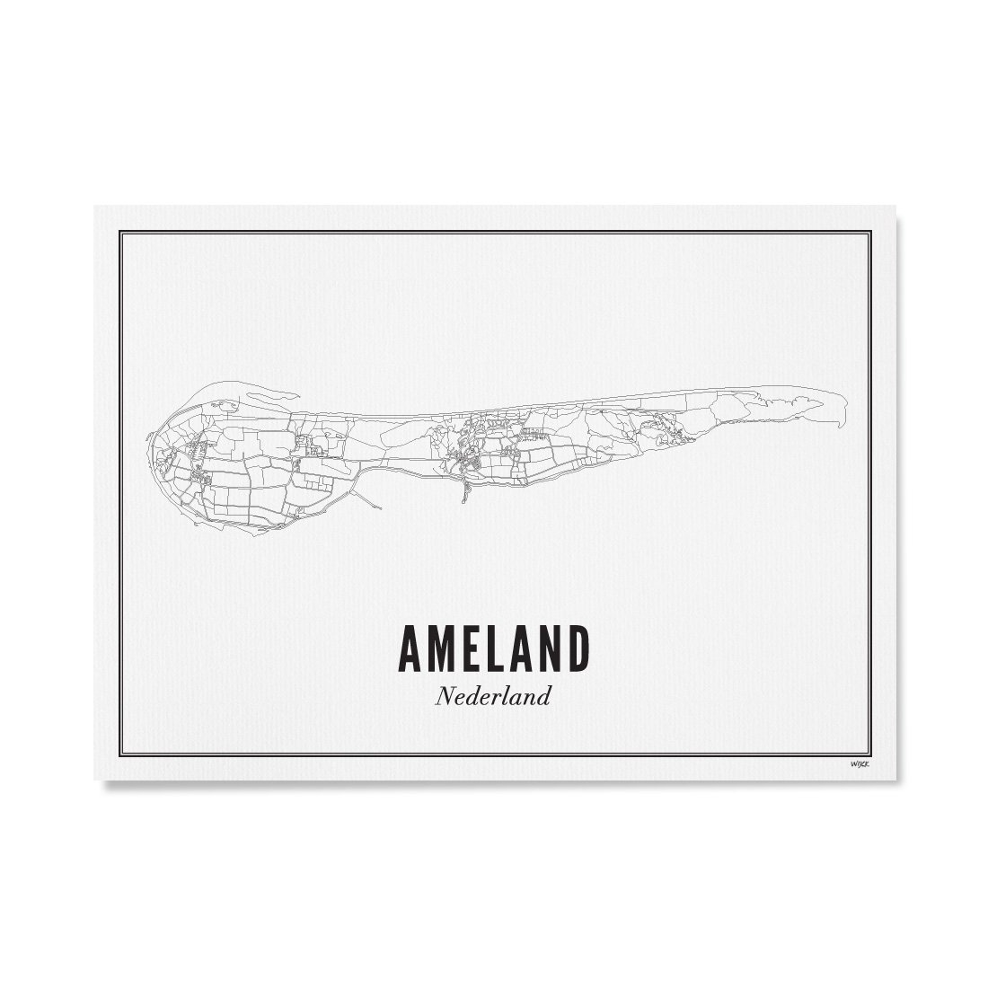 Poster of Ameland - City | WIJCK.