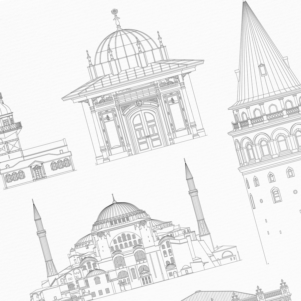 Affiches de Iconics of Istanbul | WIJCK.