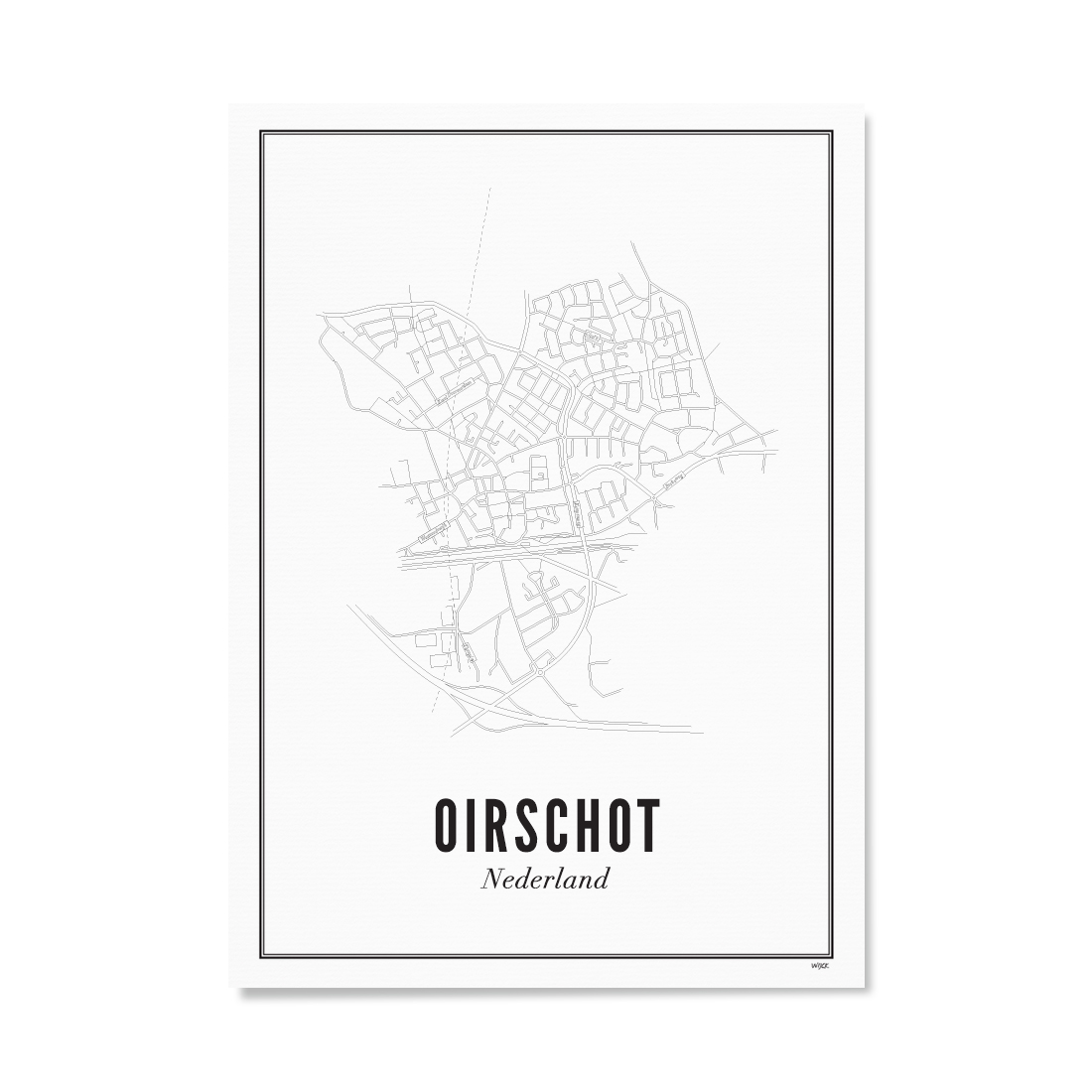 Poster von Oirschot - Stadt | WIJCK.