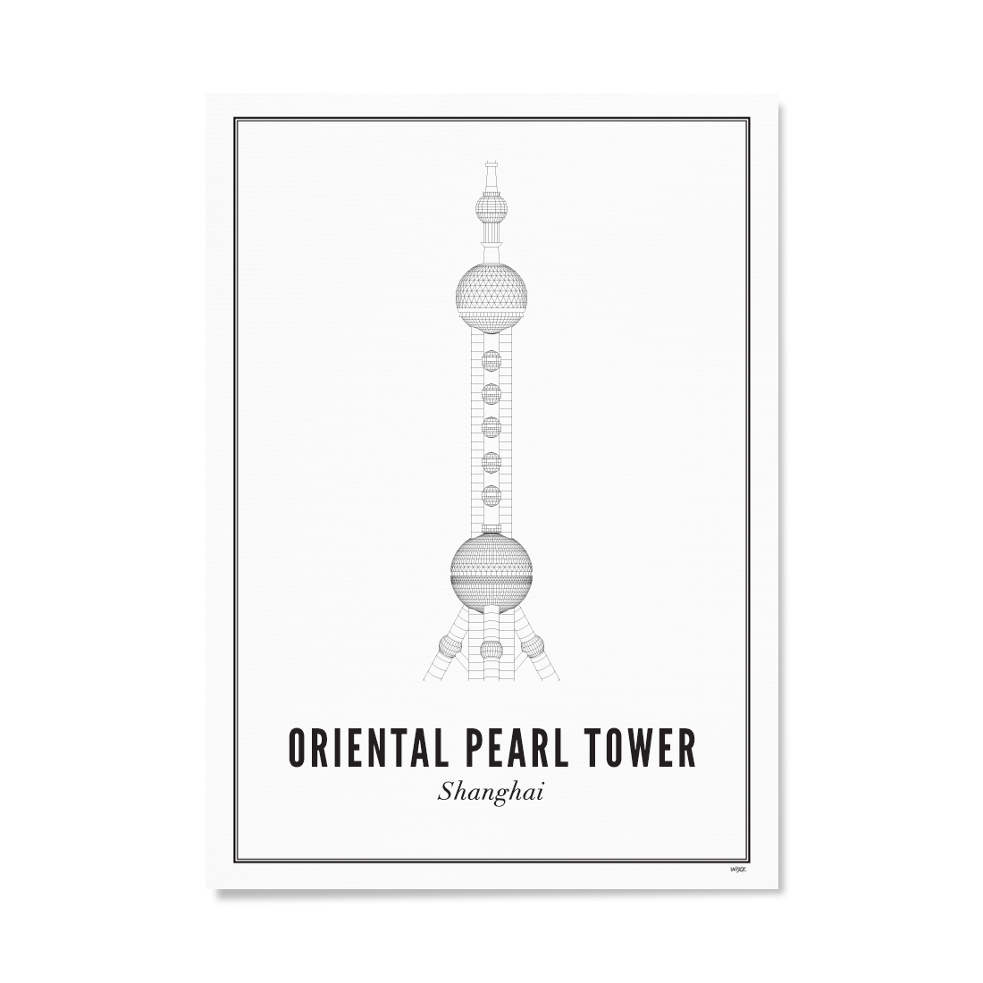Affiches de Shanghai - Perle de l'Orient | WIJCK.