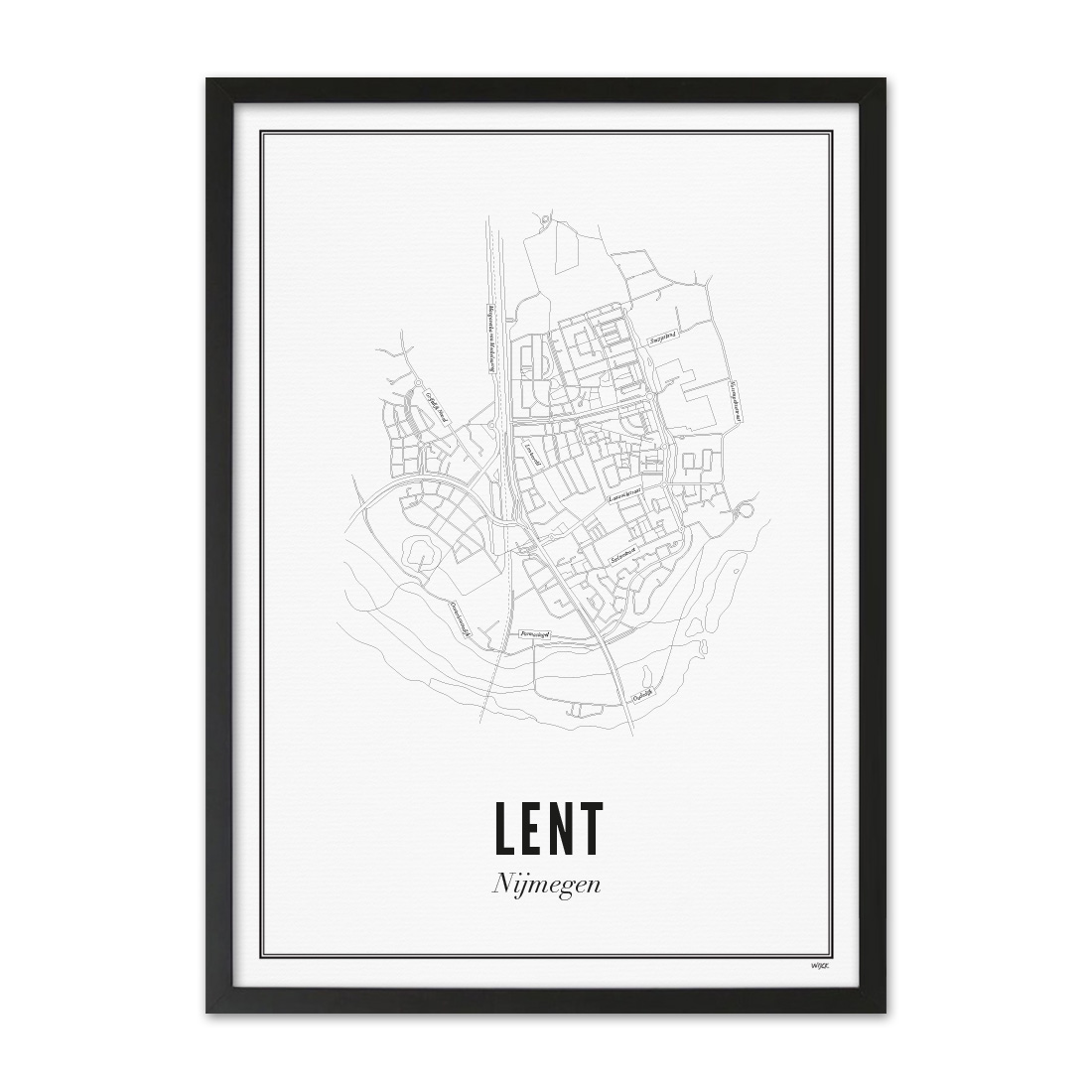 Poster van Nijmegen - Lent | WIJCK. 