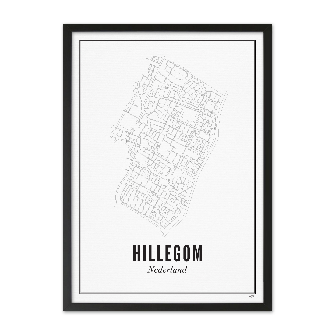 Poster von Hillegom - Stad | WIJCK.