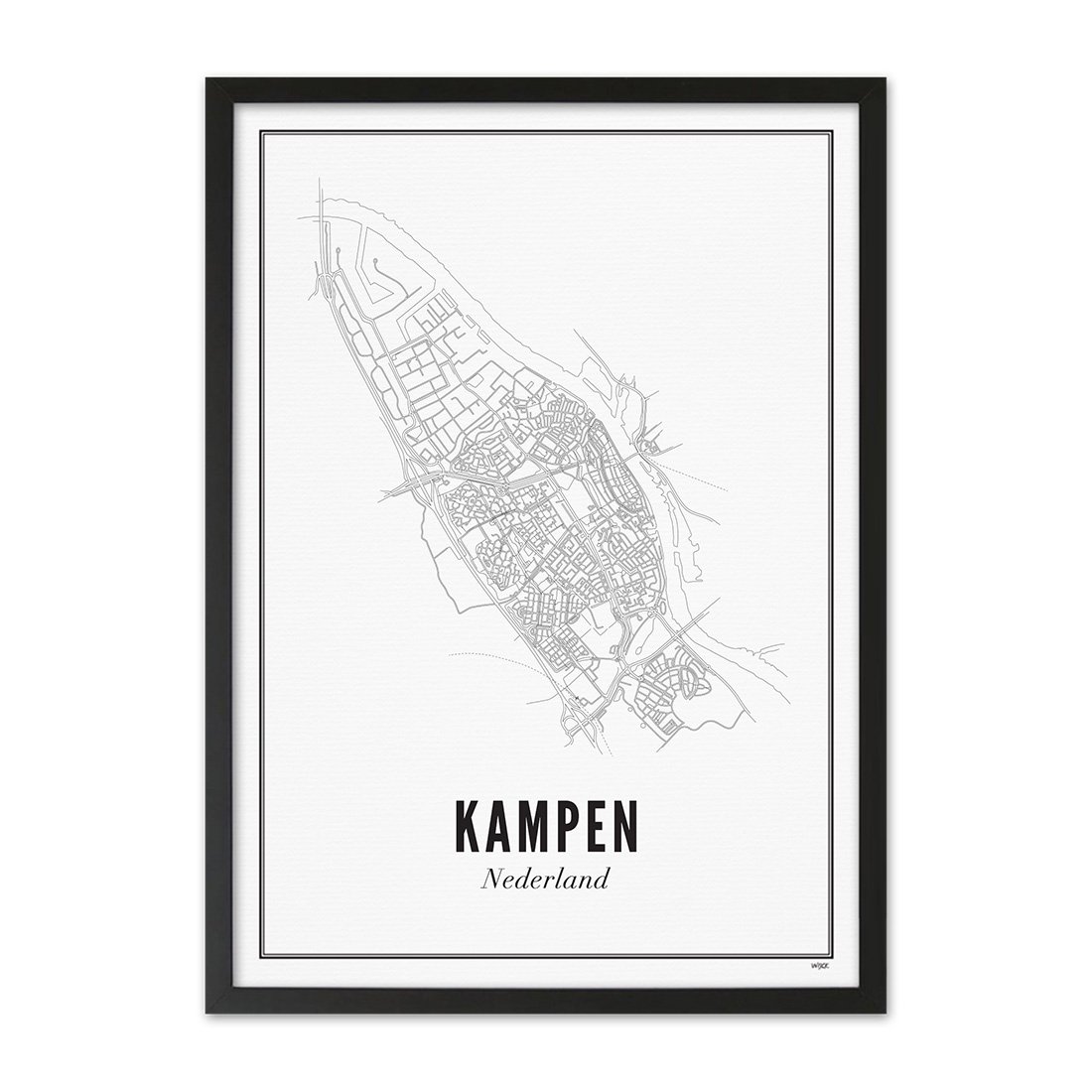 Poster van Kampen - Stad | WIJCK. 
