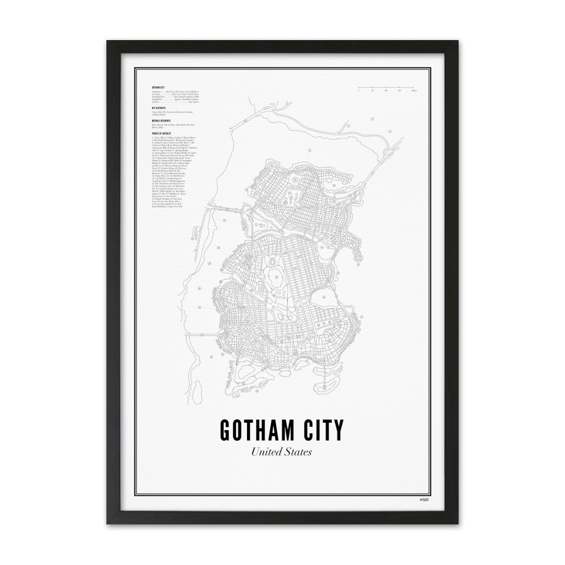 Affiches de Gotham City | WIJCK.