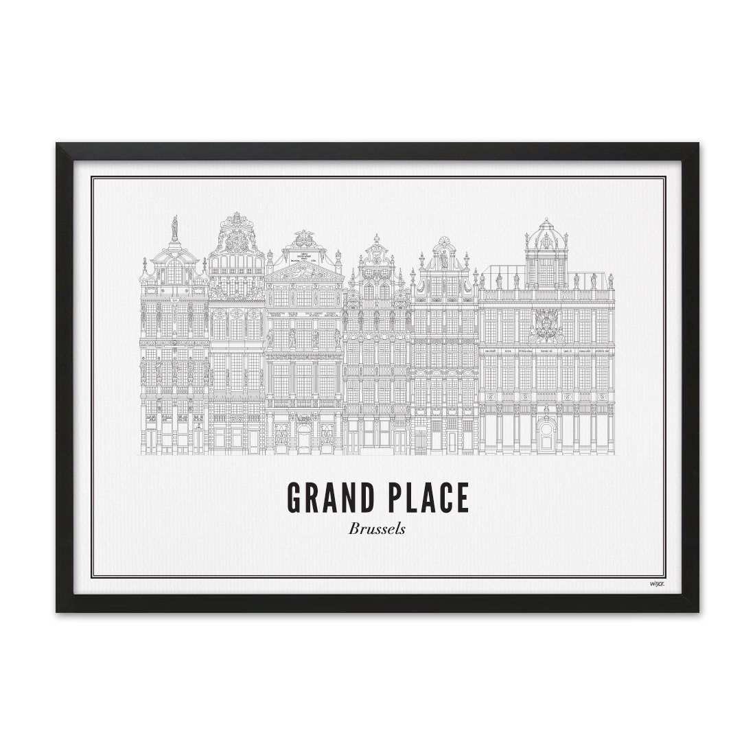 Affiches de Bruxelles - Grand Place | WIJCK.