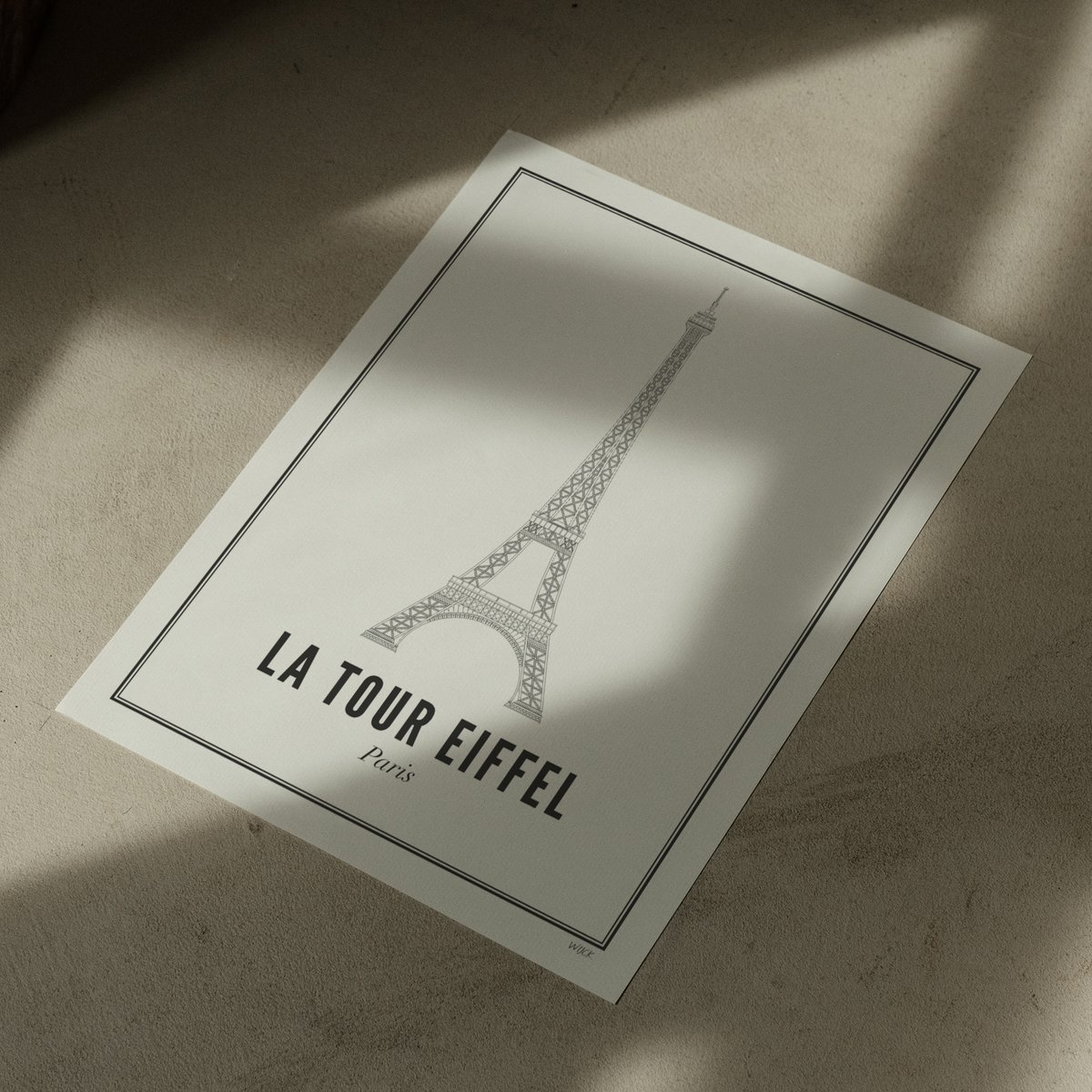 Affiches de Paris - Eiffel Tower | WIJCK.