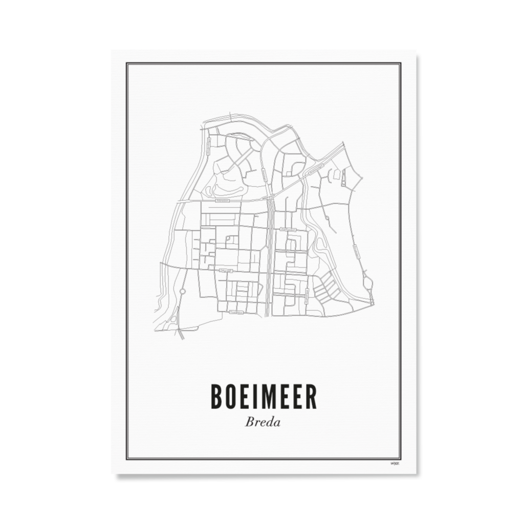 Poster van Breda - Boeimeer | WIJCK. 
