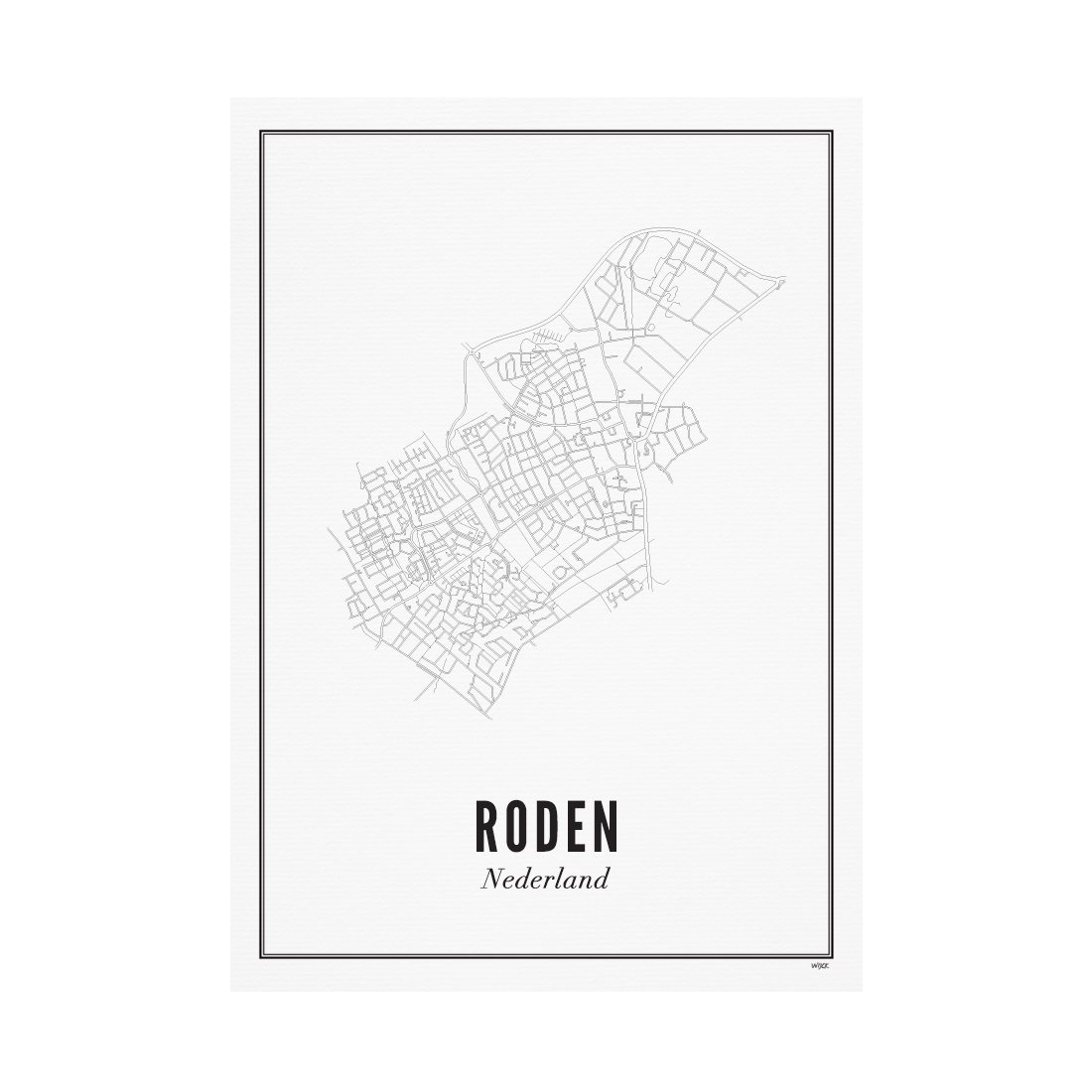 Affiches de Roden - Ville | WIJCK.
