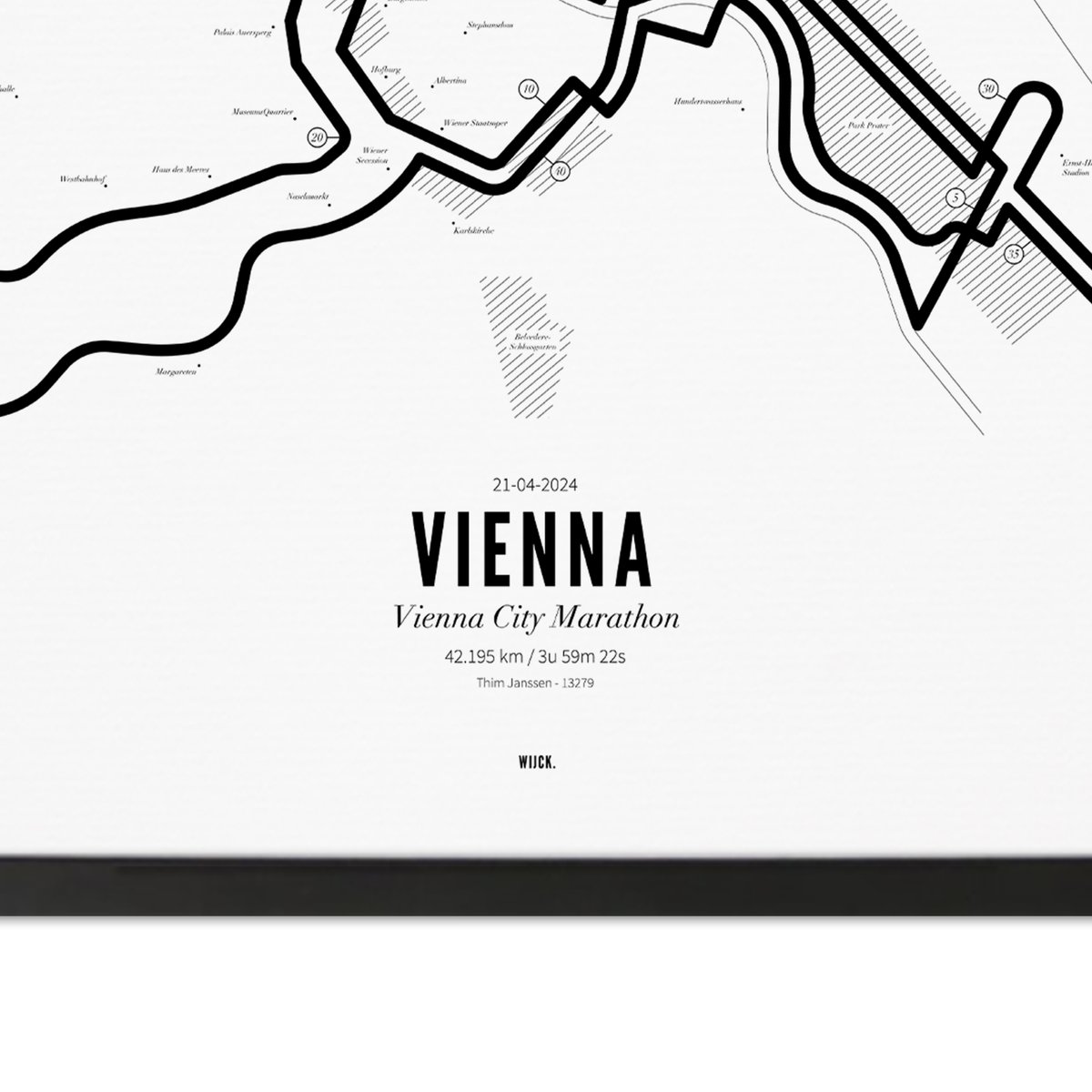 Poster von Marathon Vienna 2024 | WIJCK.