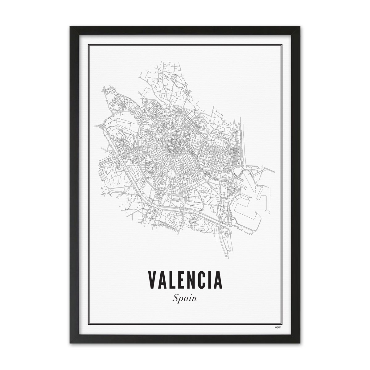 Poster von Valencia - Stadt | WIJCK.