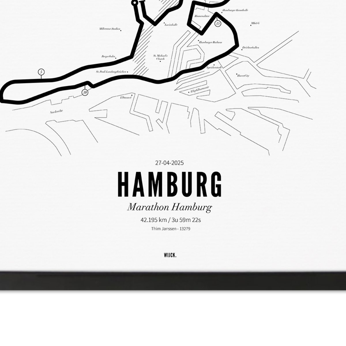 Affiches de Marathon Hamburg 2025 | WIJCK.