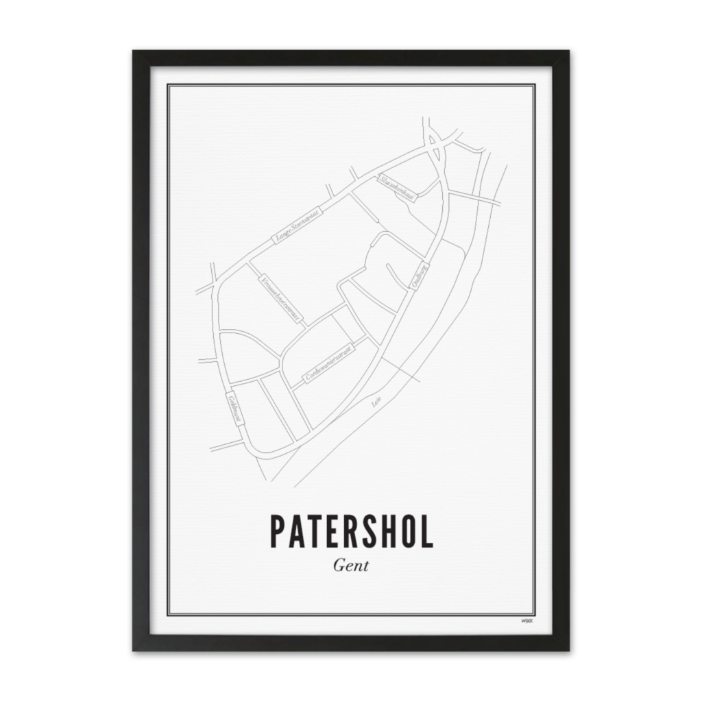 Affiches de Ghent - Patershol | WIJCK.