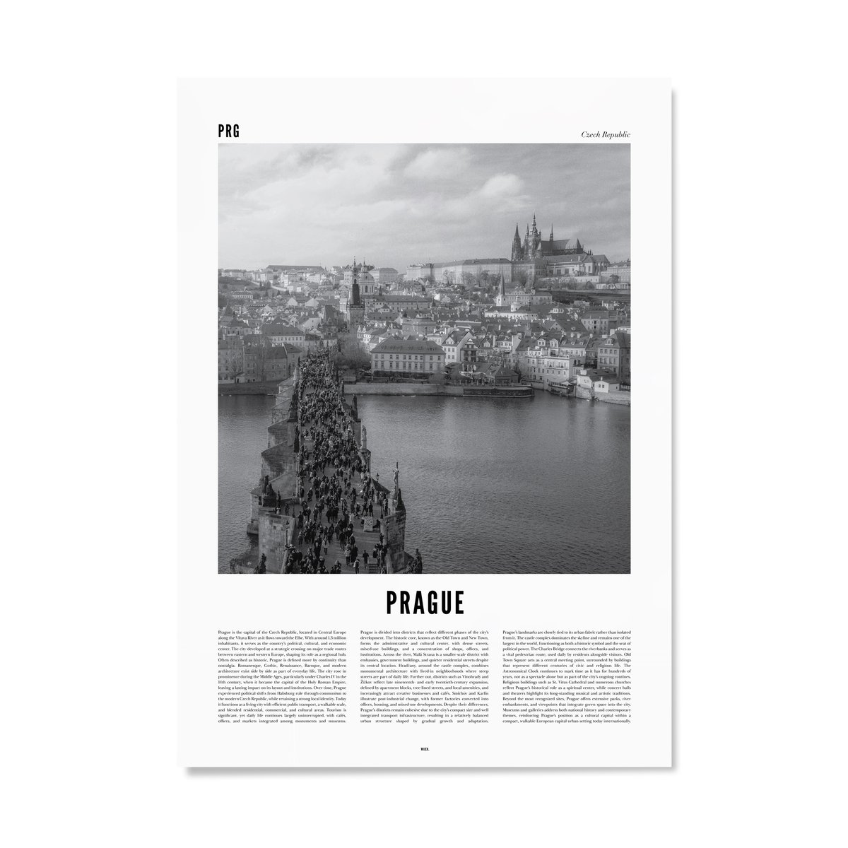 Poster of Prague | WIJCK.