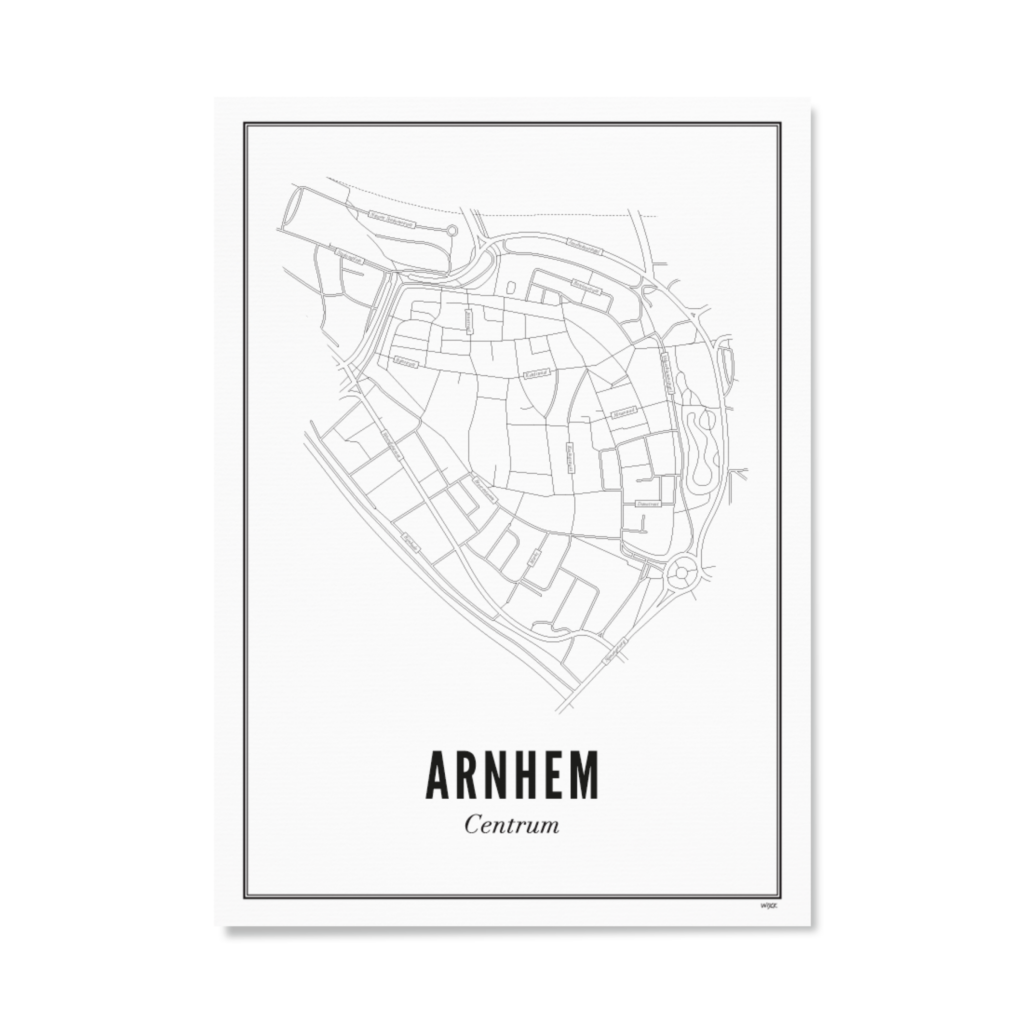 Poster van Arnhem - Centrum | WIJCK. 