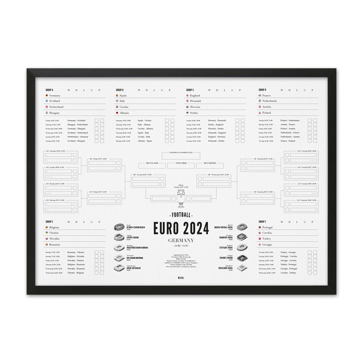 EK Speelschema 2024 | WIJCK.