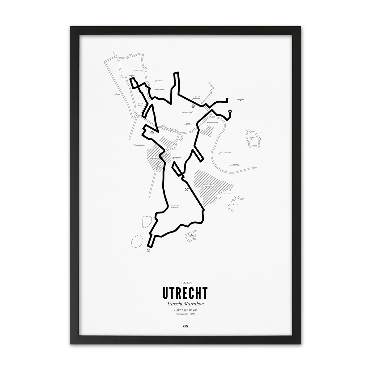 Affiches de Semi-marathon Utrecht 2026 | WIJCK.
