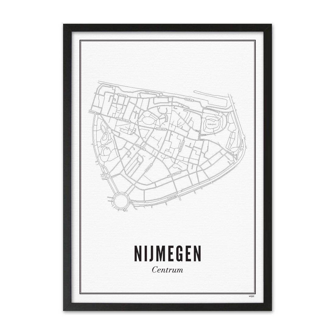 Poster von Nijmegen - Centre | WIJCK.