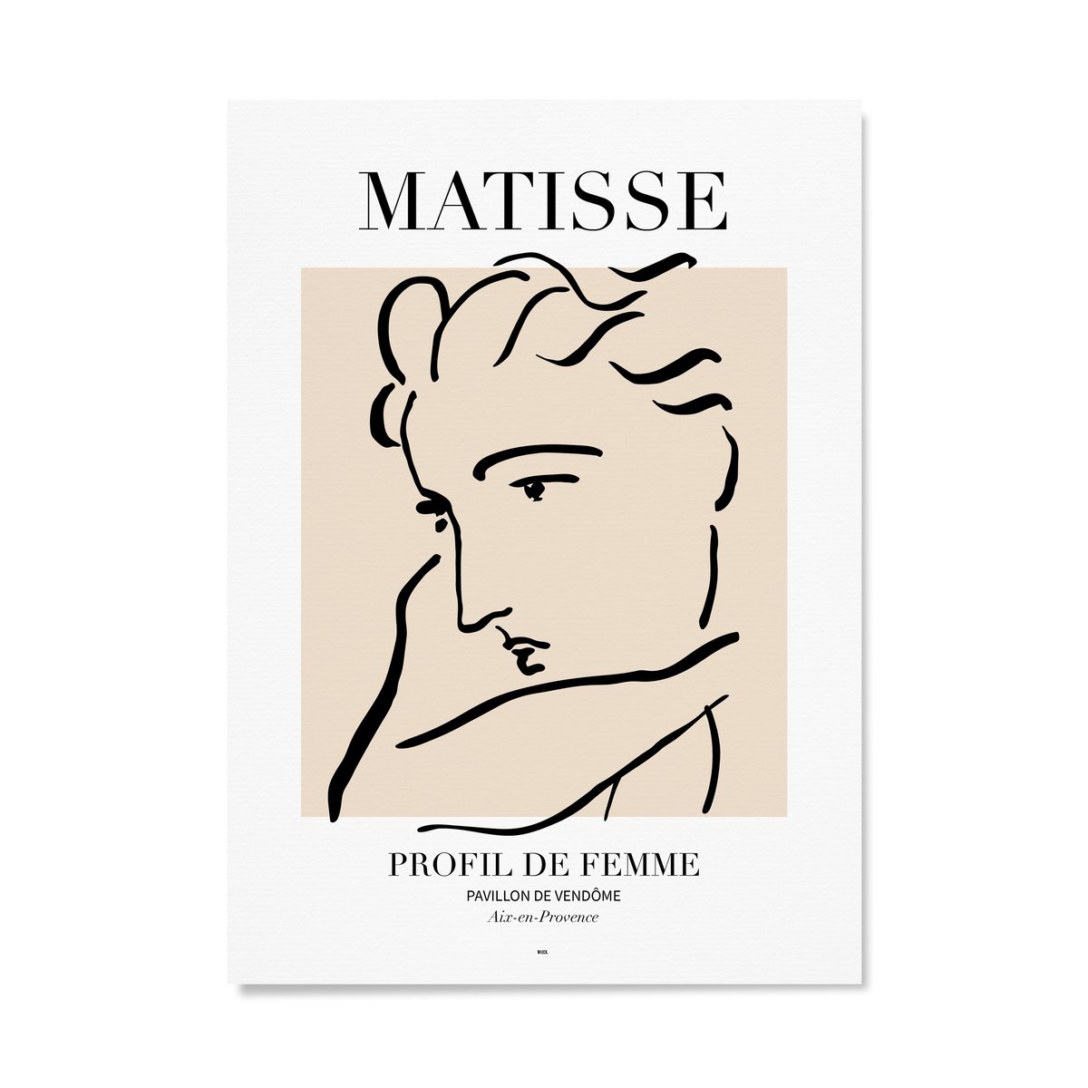 Matisse Profil de Femme Poster | Art Print
