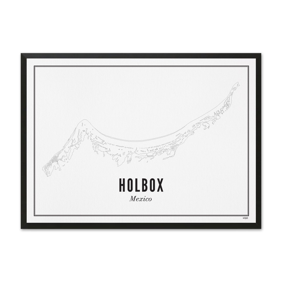 Poster of Isla Holbox | WIJCK.