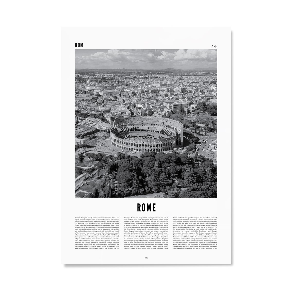 Affiches de Rome | WIJCK.