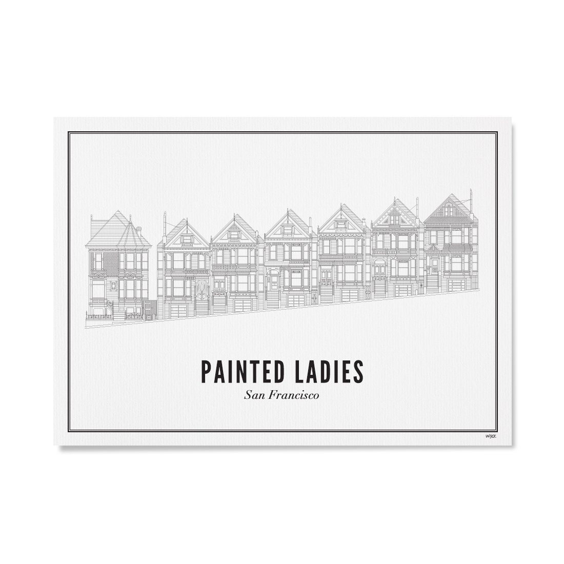 Affiches de San Francisco - Painted ladies | WIJCK.
