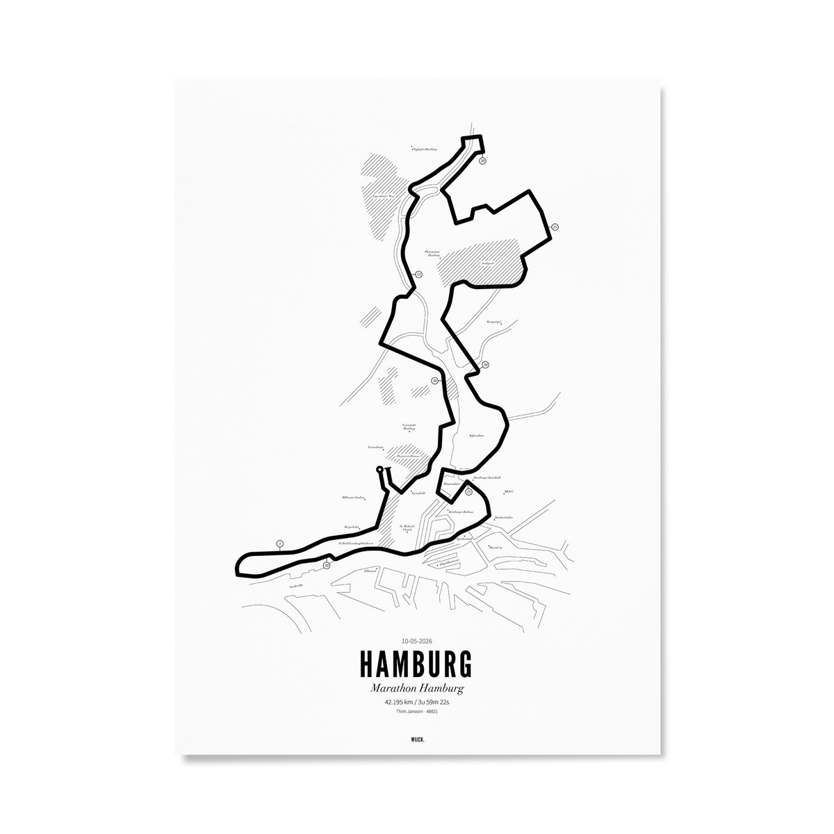 Poster of Marathon Hamburg 2026 | WIJCK.