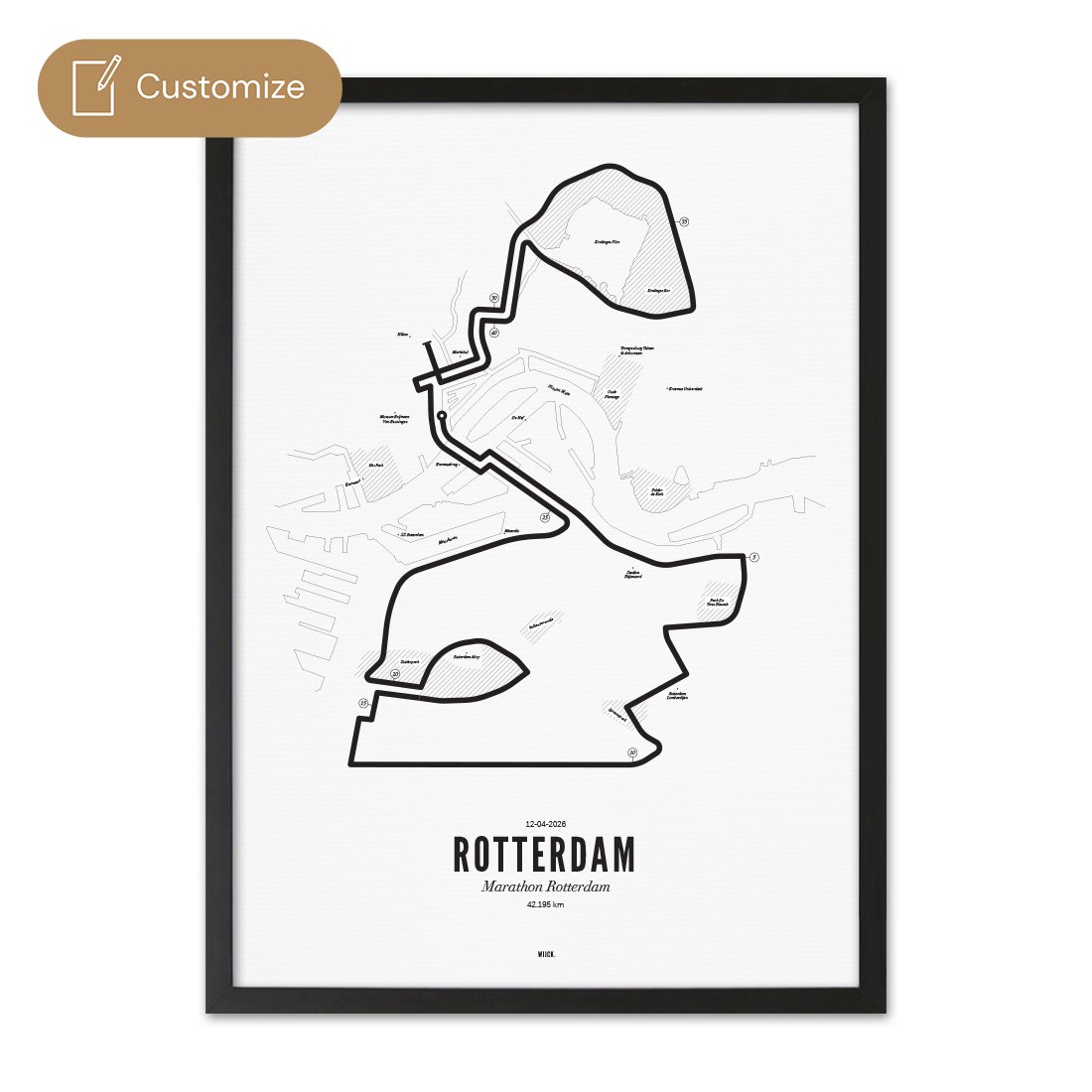 Poster of Marathon Rotterdam 2026 | WIJCK.