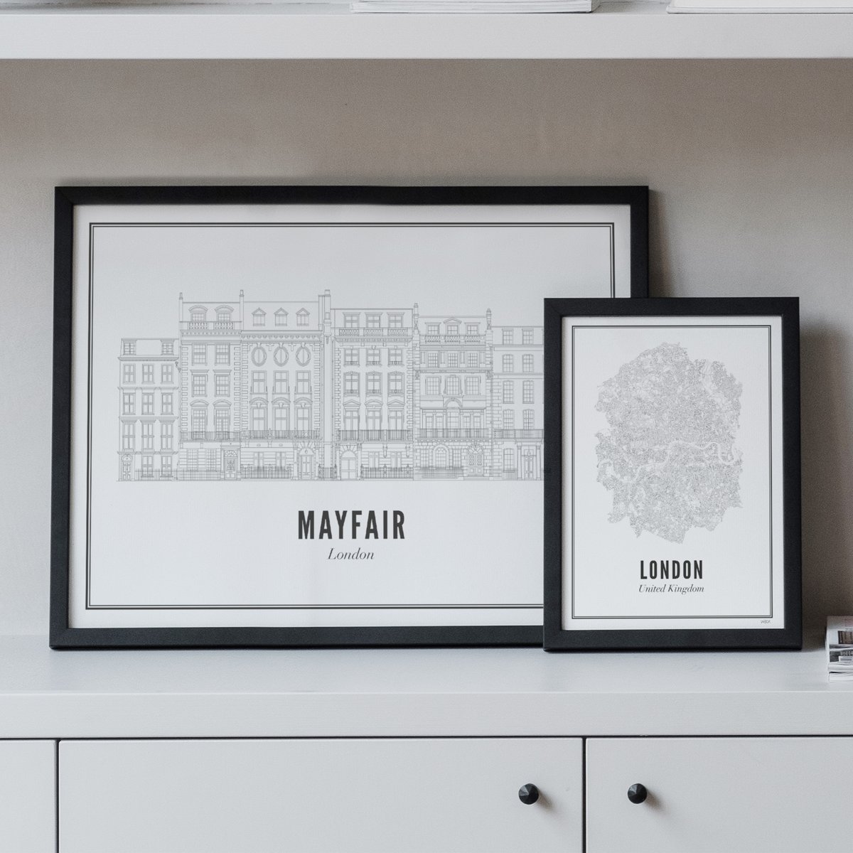Poster von London - Mayfair | WIJCK.