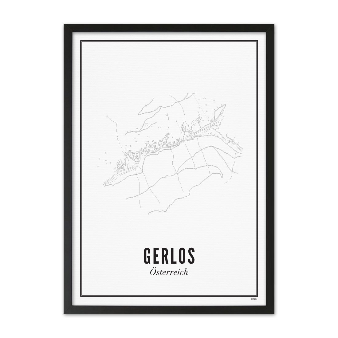 Poster van Gerlos | WIJCK. 