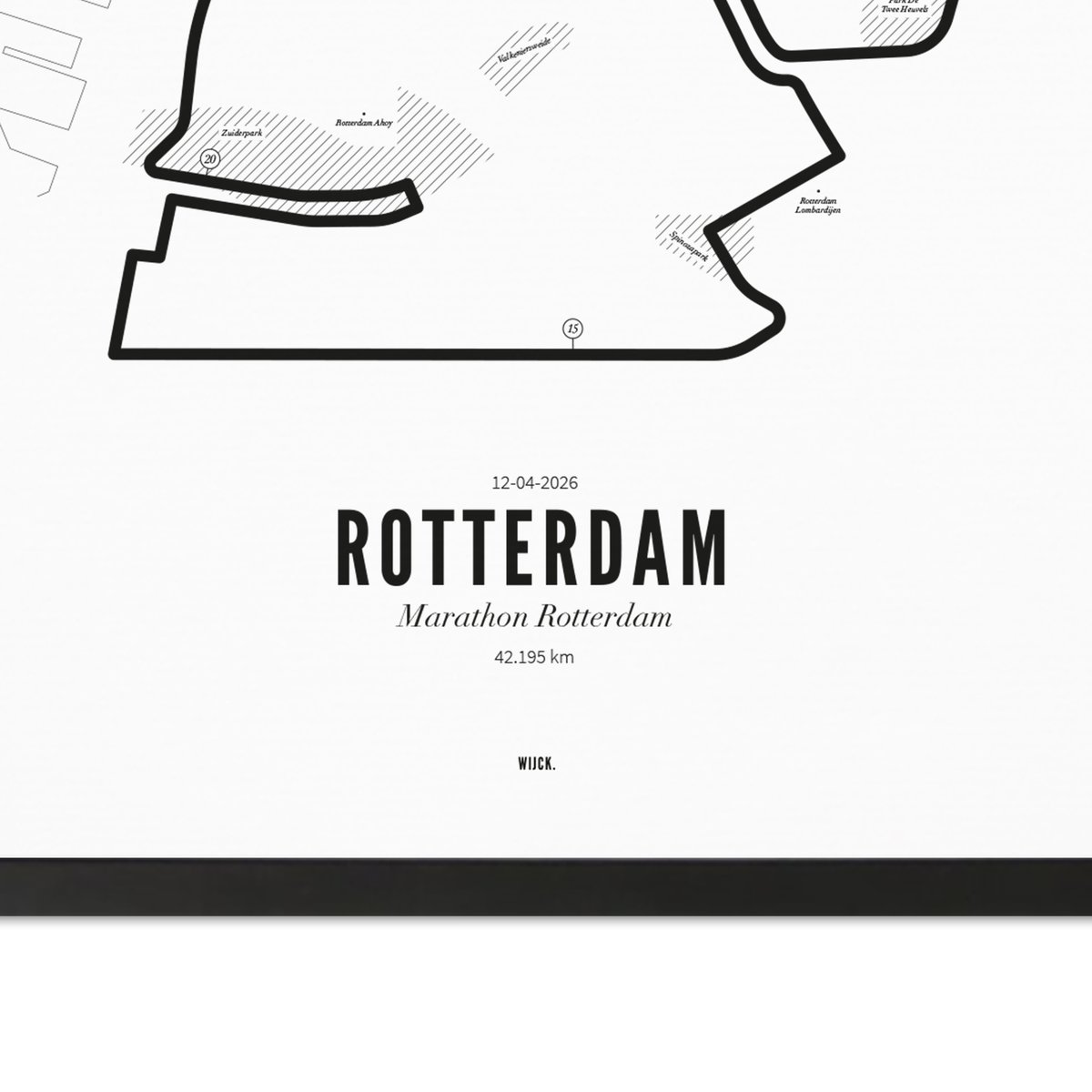 Poster of Marathon Rotterdam 2026 | WIJCK.