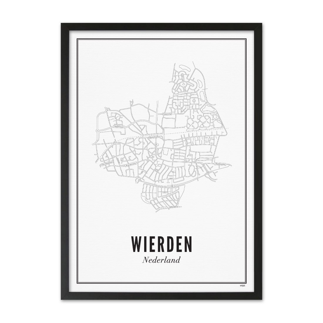 Poster van Wierden - Stad | WIJCK. 