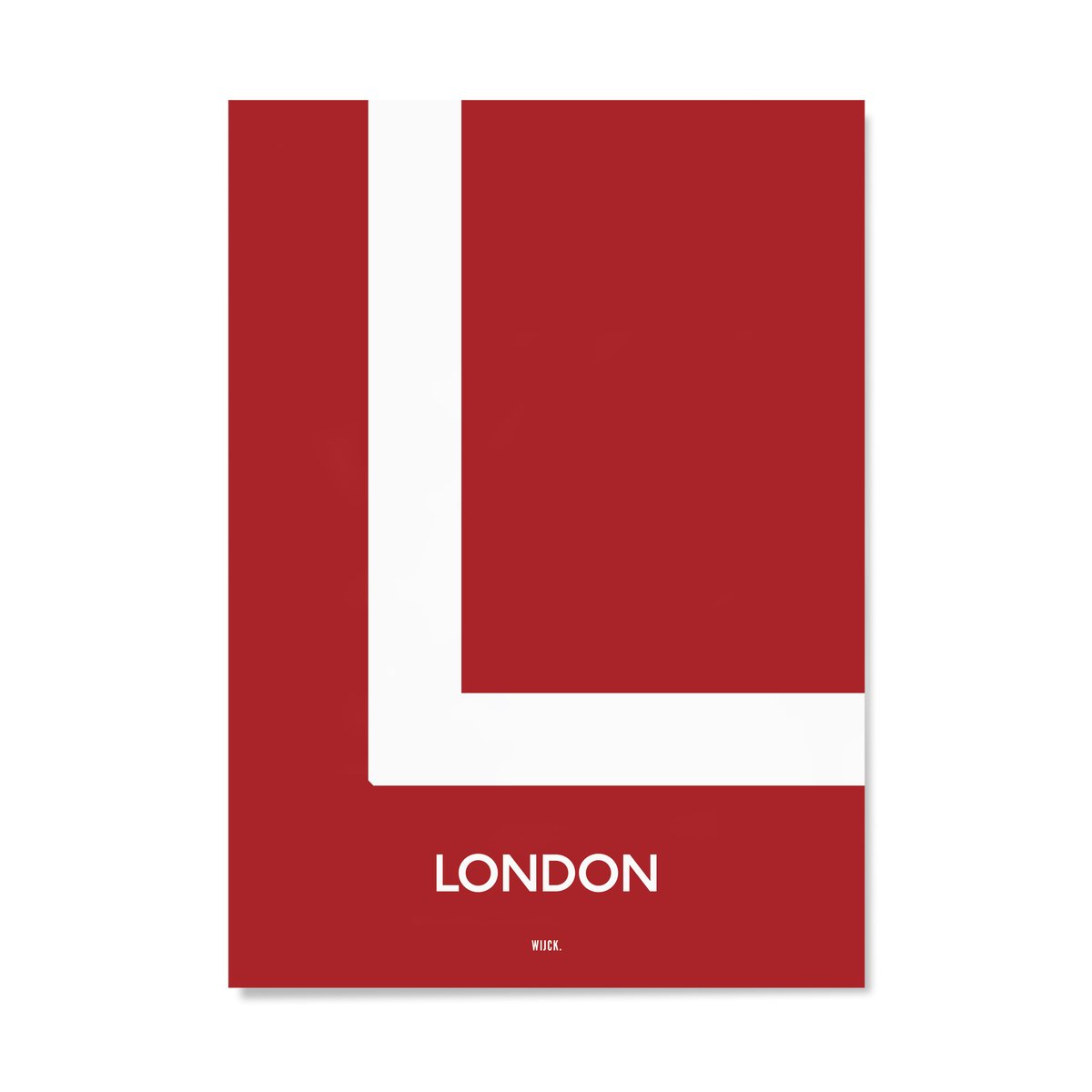 Poster von L von London | WIJCK.