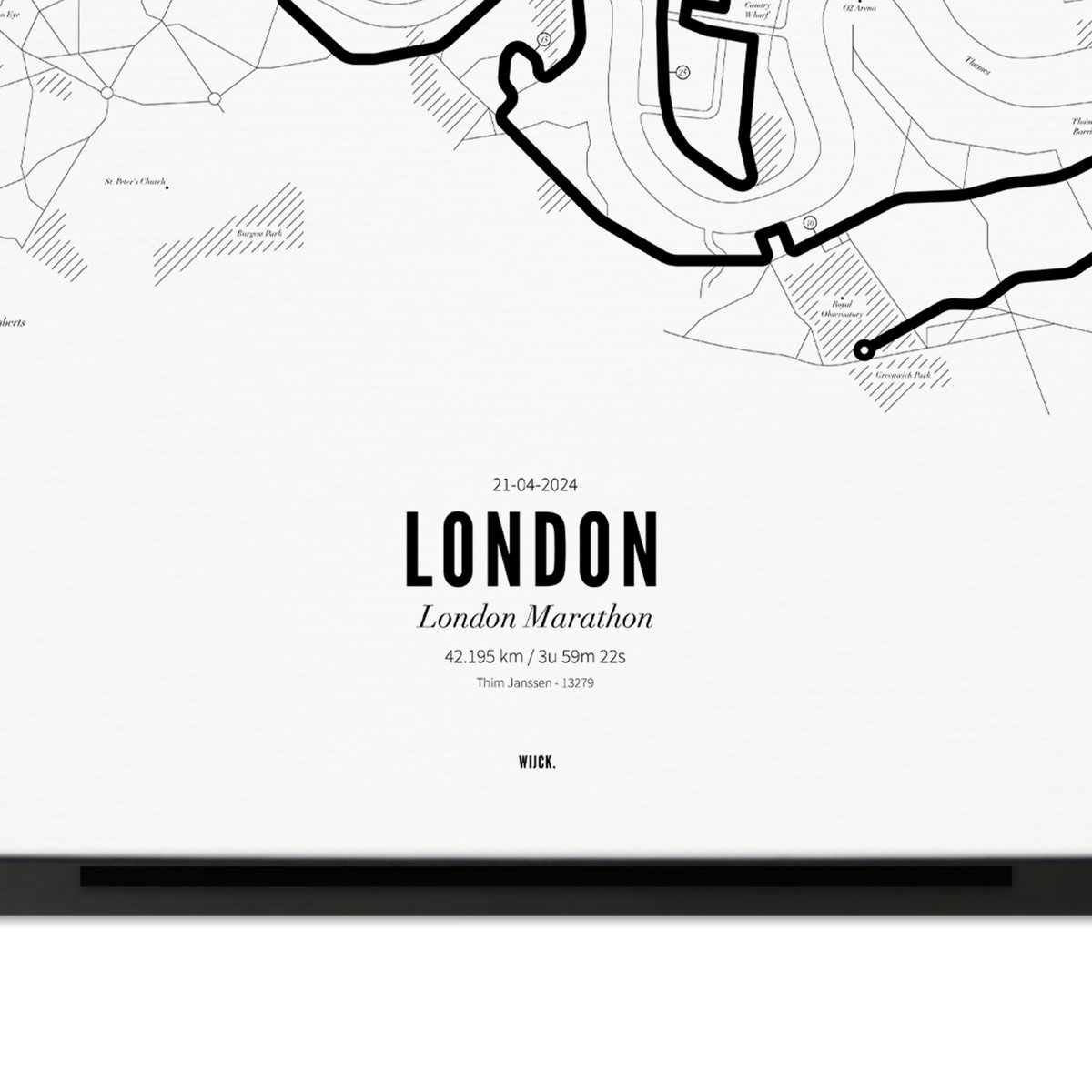 Poster van Marathon London 2024 | WIJCK. 