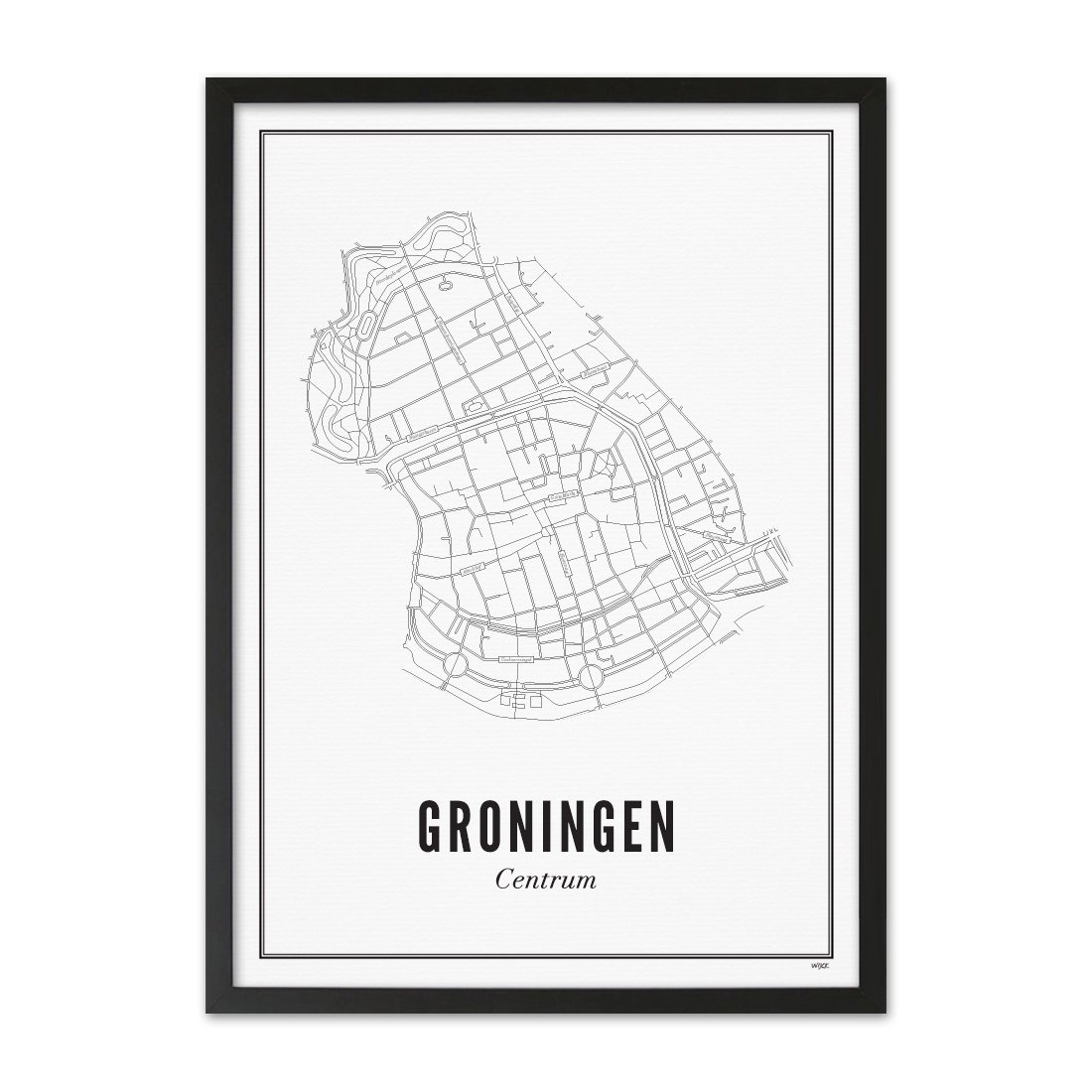 Poster von Groningen - Centrum | WIJCK.