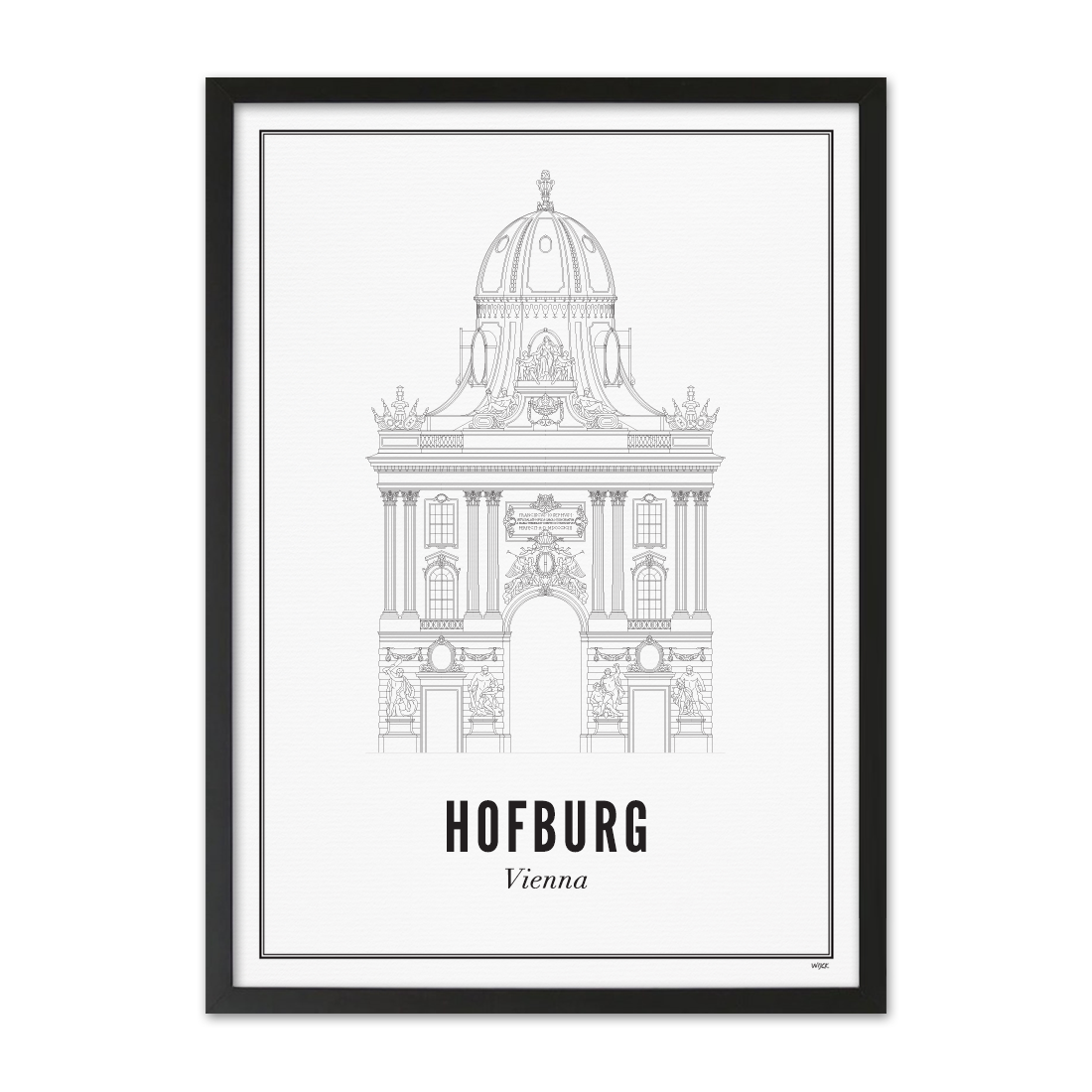 Affiches de Vienne - Hofburg | WIJCK.