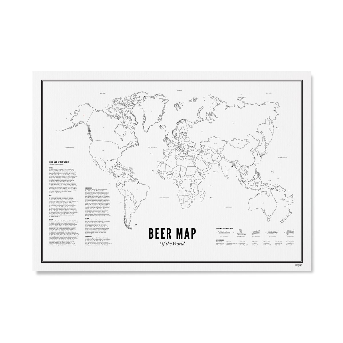 Poster of Beer Poster - World | WIJCK.
