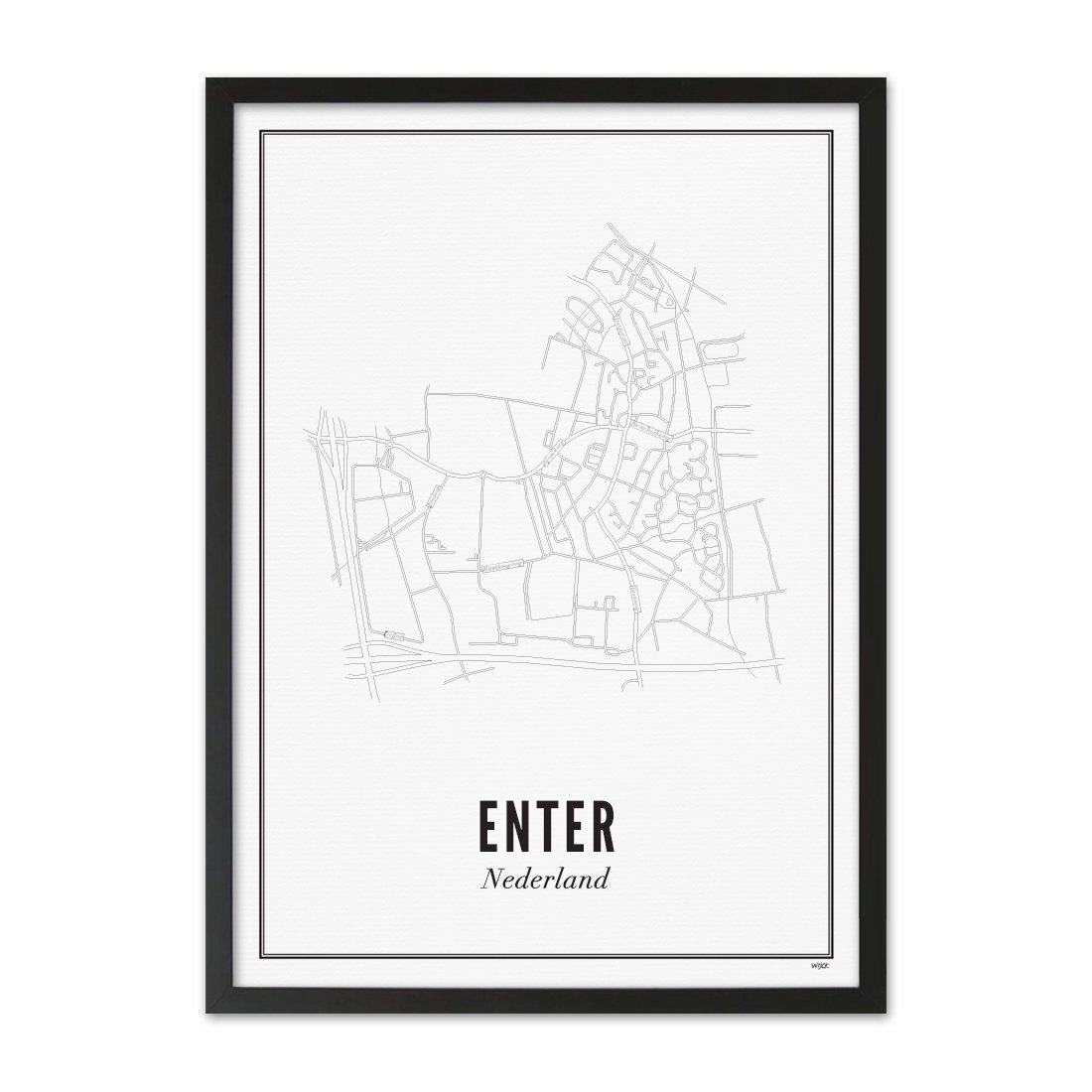 Poster von Enter - Stadt | WIJCK.