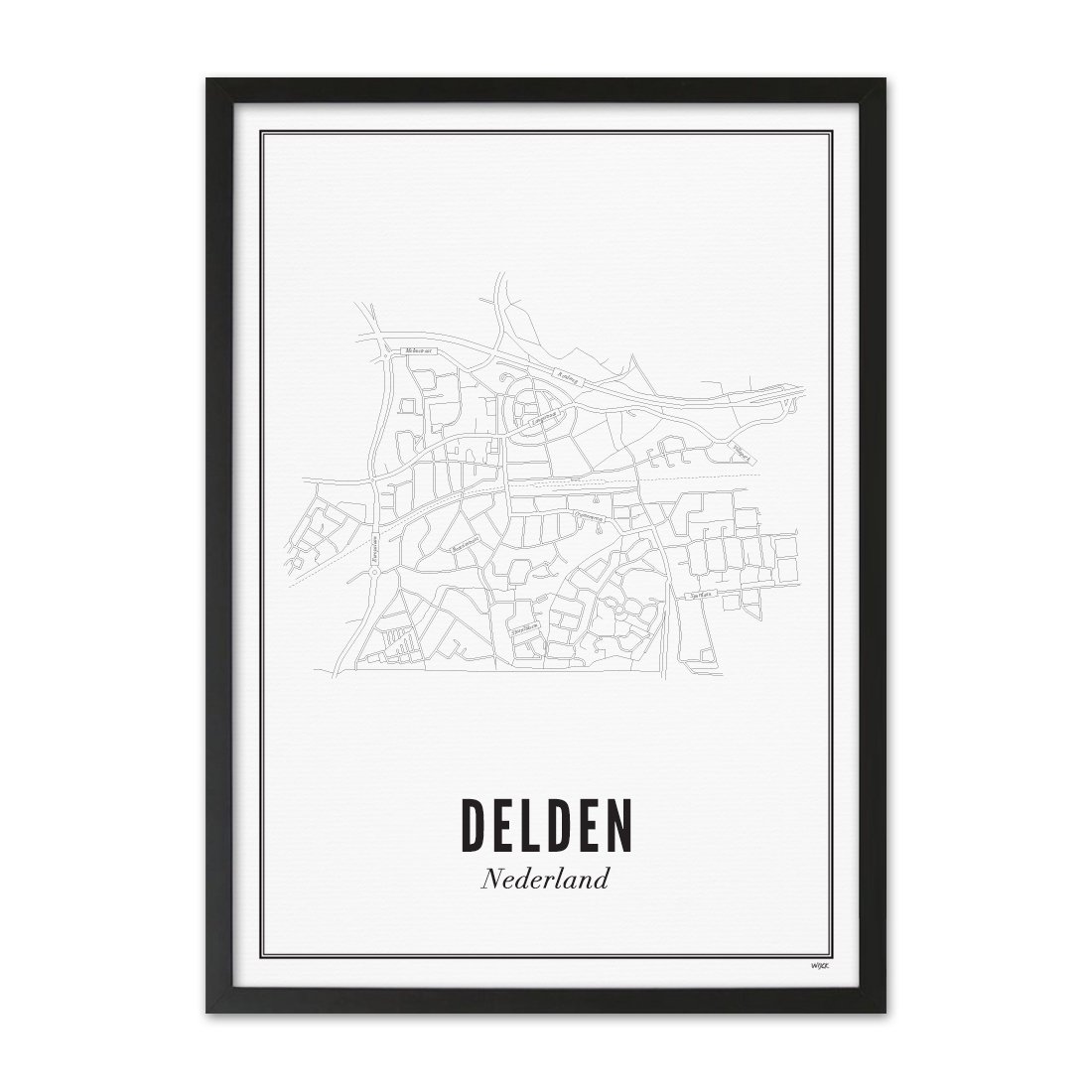 Poster von Delden - Stadt | WIJCK.
