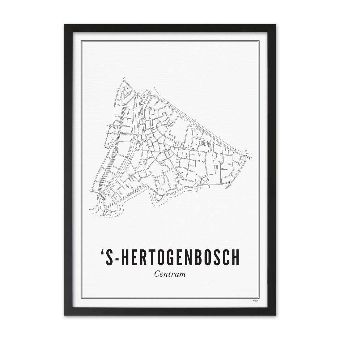 Poster von 's Hertogenbosch - Zentrum | WIJCK.