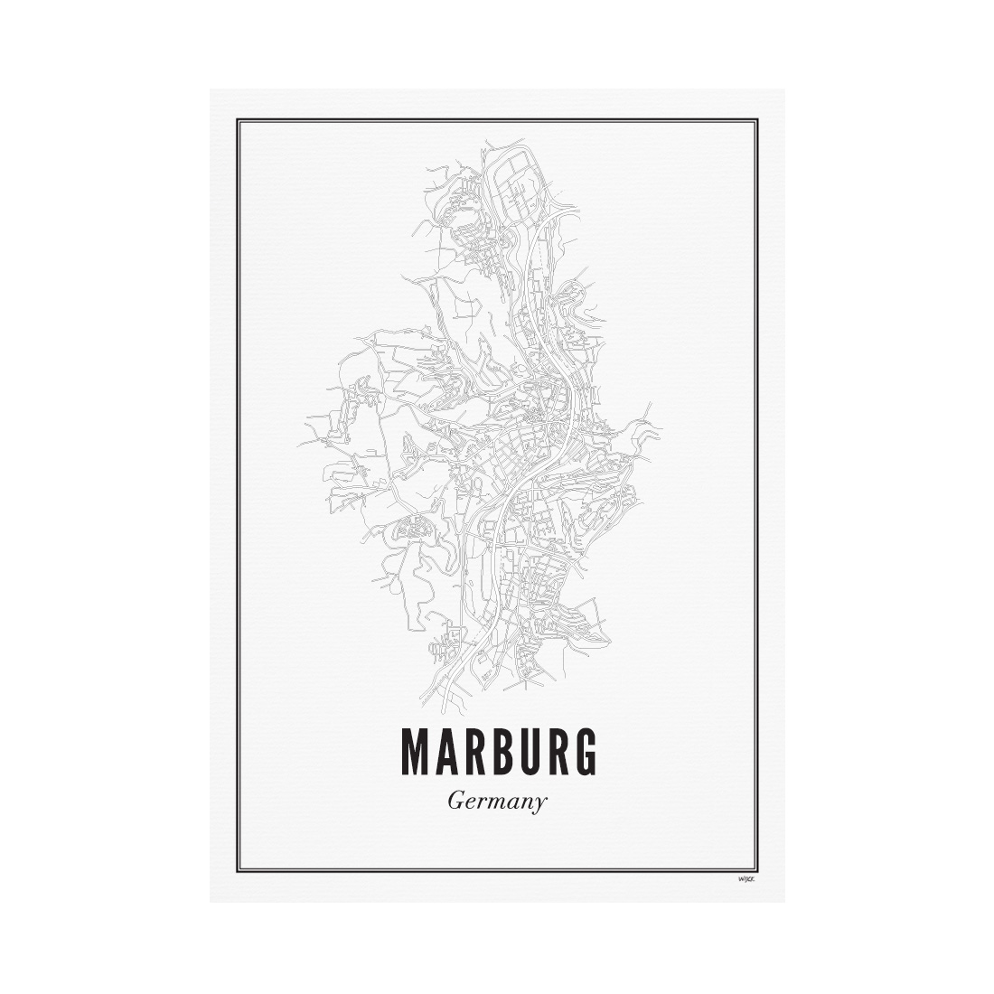 Poster of Marburg - City | WIJCK.