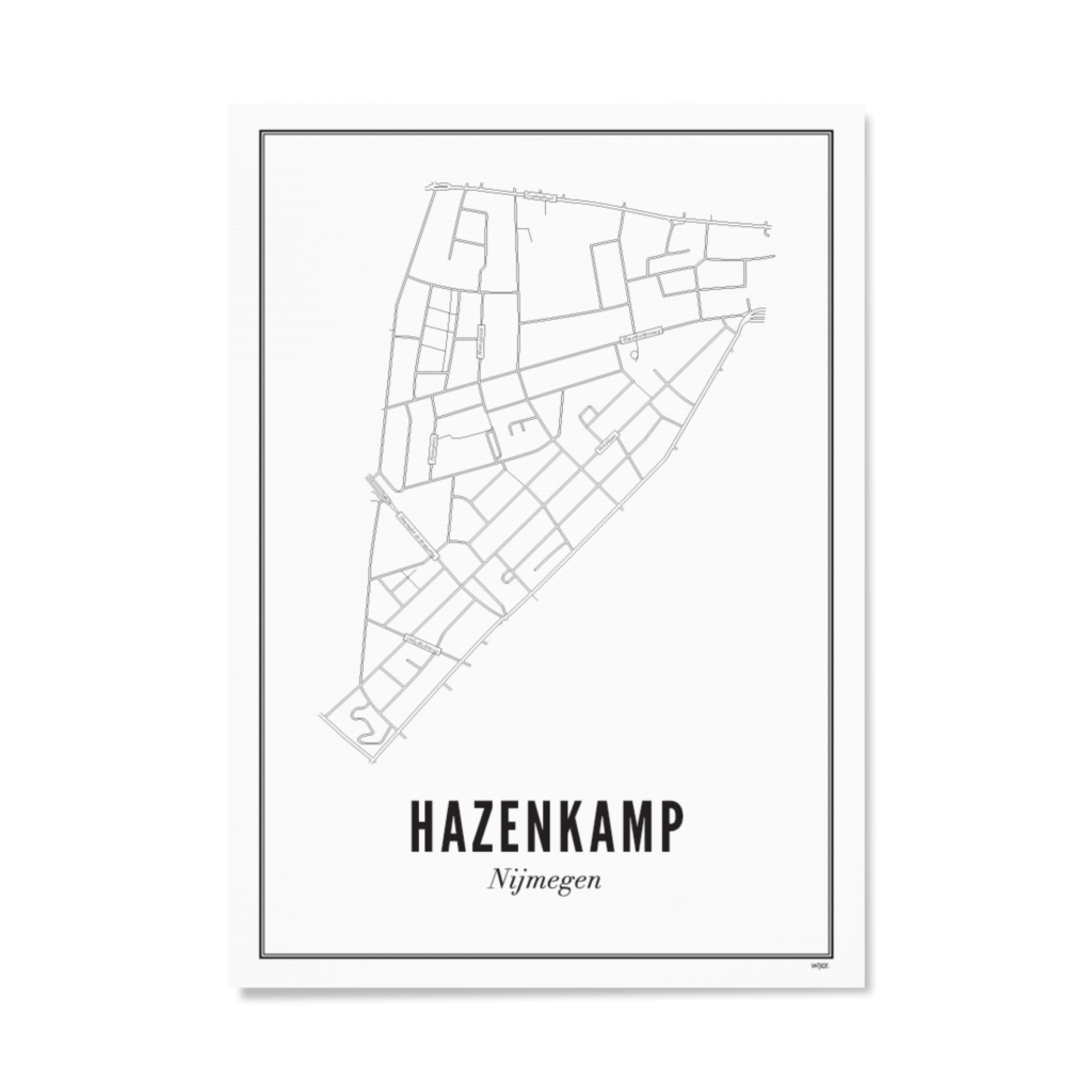Poster van Nijmegen - Hazenkamp | WIJCK. 