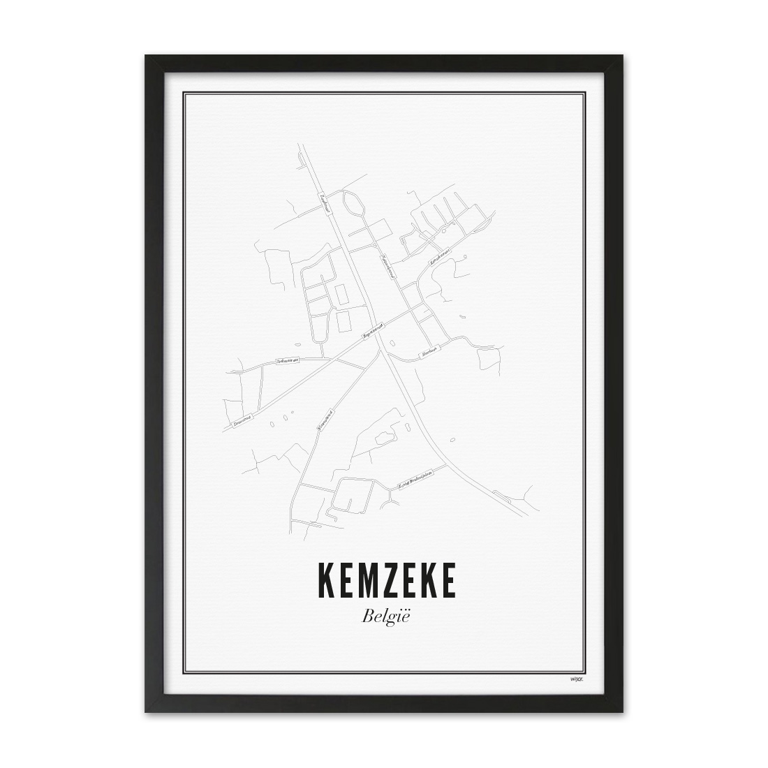 Poster of Kemzeke - City | WIJCK.